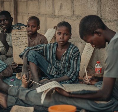 Students studying in Kano, Nigeria